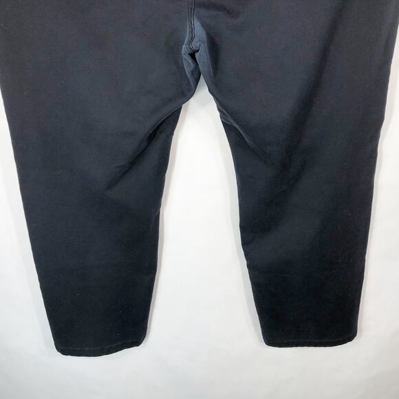 Catherines Plus Size 26W Jeans Black Straight Leg Pants Pockets Stretch 1297 - Picture 6 of 6